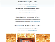 Tablet Screenshot of karelgott.info